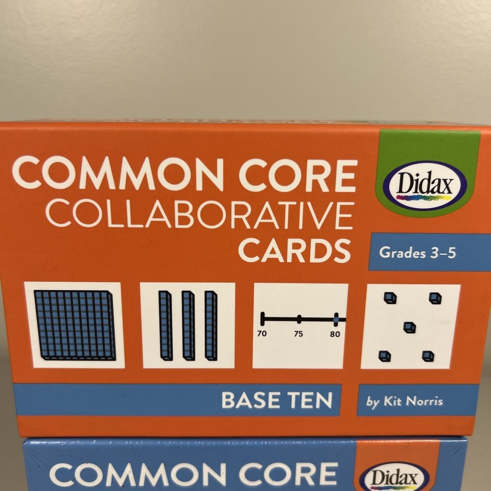 Common Core Collaborative Cards Base 10‎ And Algebraic Thinking Set Of 2 - Picture 6 of 7